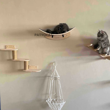 Wall Mounted Cat Climbing Shelves