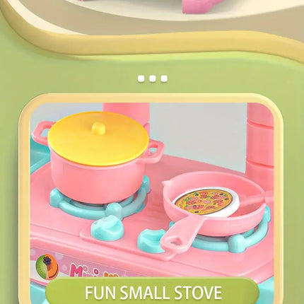 Mini Kitchen Play Set - DIY Cooking Toy