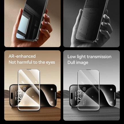 Joyroom Anti-Spy Screen Protector - iPhone Privacy Glass