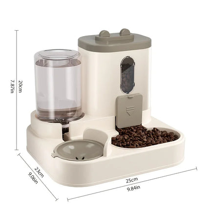 2 in 1 Pet Food&Water Dispenser