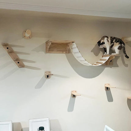 Wall Mounted Cat Climbing Shelves