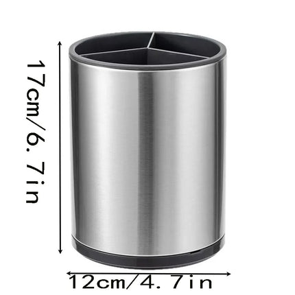 Stainless Steel Cutlery Holder - Kitchen Organizer