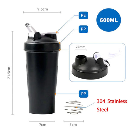 Protein Shaker Bottle