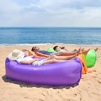 DIZETION Inflatable Air Sofa - Portable Camping Chair