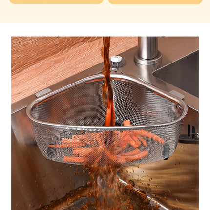 Kitchen Sink Drain Basket - Triangle Filter