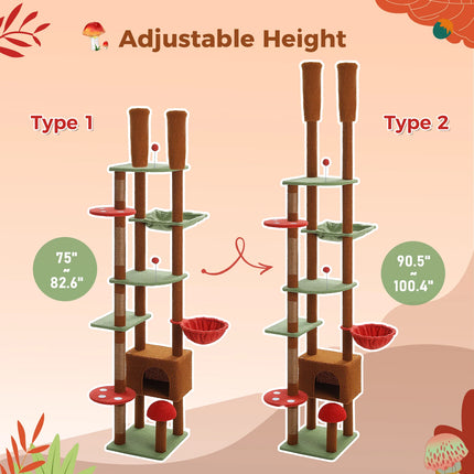 Adjustable Cat Tree House