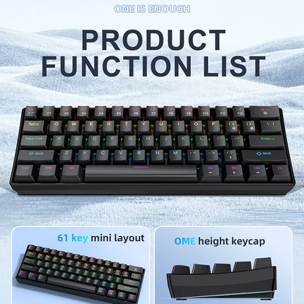 APAYADO K61 Mechanical Gaming Keyboard