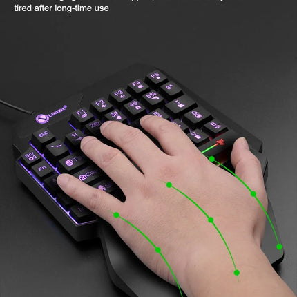 35-Key One-Handed Gaming Keyboard