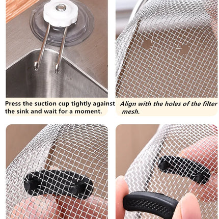 Kitchen Sink Drain Basket - Triangle Filter
