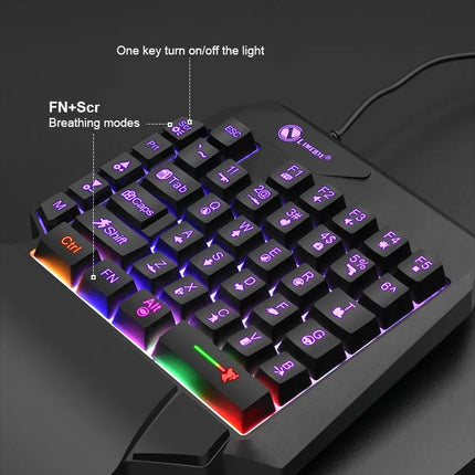 35-Key One-Handed Gaming Keyboard