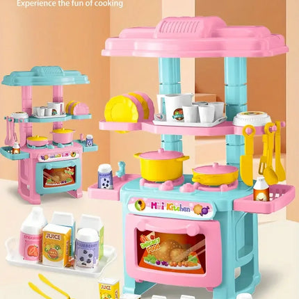 Mini Kitchen Play Set - DIY Cooking Toy