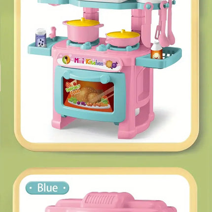Mini Kitchen Play Set - DIY Cooking Toy