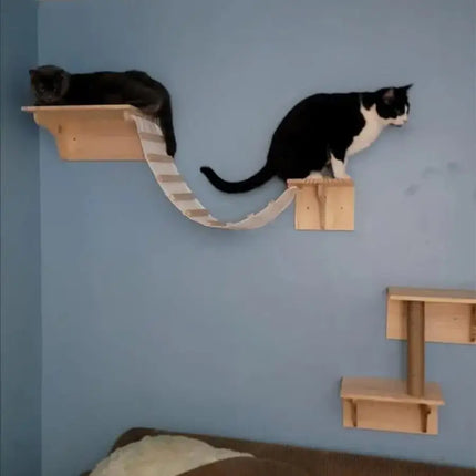 Wall Mounted Cat Climbing Shelves