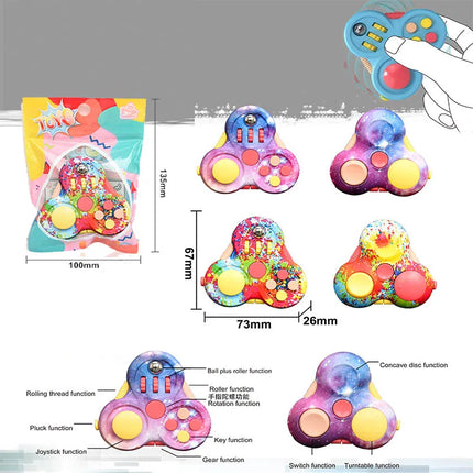 Colorful Hand Spinner - Rainbow Fidget Toy