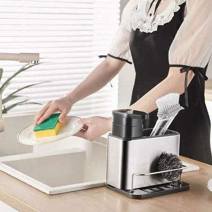 Stainless Steel Cutlery Holder - Kitchen Organizer