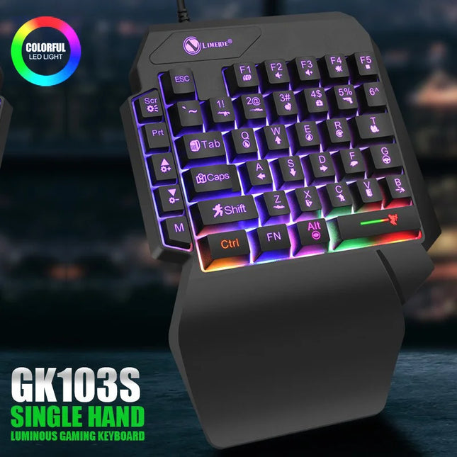35-Key One-Handed Gaming Keyboard