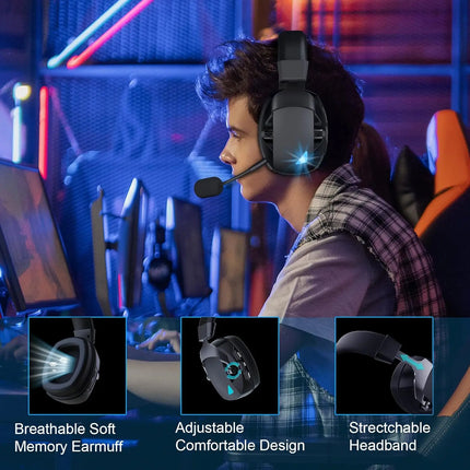 Wireless Noise Cancelling Gaming Headset