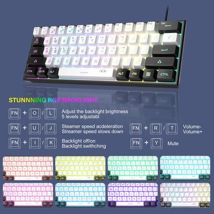RGB Backlit 60% Compact Keyboard