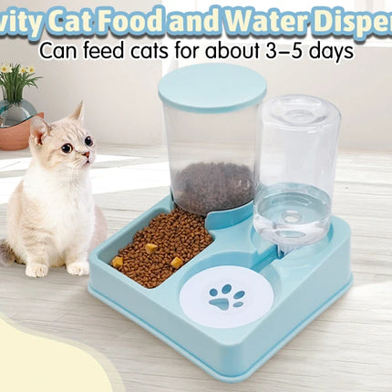 Automatic Cat Feeder Water Dispenser