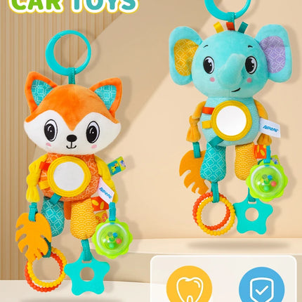 Soft Hanging Sensory Toy - Crinkle & Teether