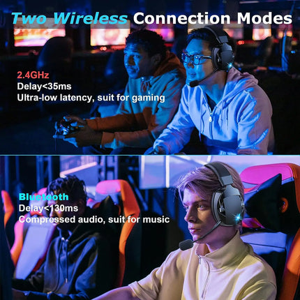 Wireless Noise Cancelling Gaming Headset