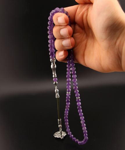 Amethyst Tasbih – Arab Tassel/99 Bead