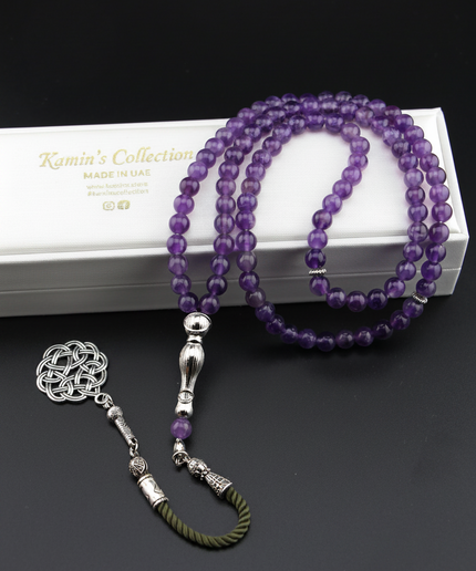 Amethyst Tasbih – Arab Tassel/99 Bead