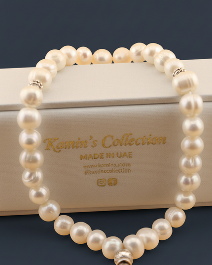 مسبحة من اللؤلؤ الطبيعي مع شرابة عربية