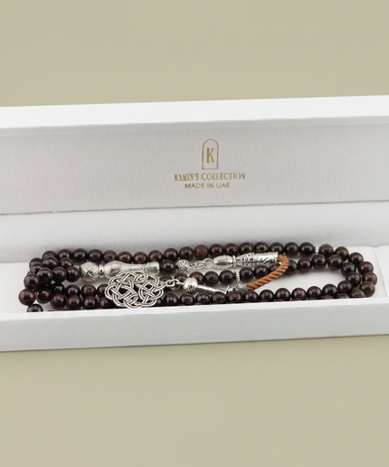 Natural Garnet Tasbih — 99 Beads | 6mm