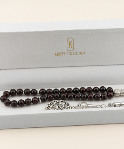 Natural Garnet Tasbih — 33 Beads | 6mm