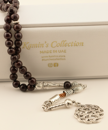 Natural Garnet Tasbih — 33 Beads | 6mm