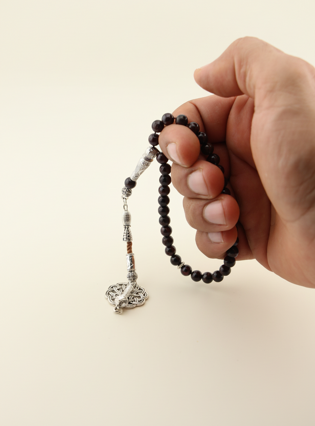Natural Garnet Tasbih — 33 Beads | 6mm