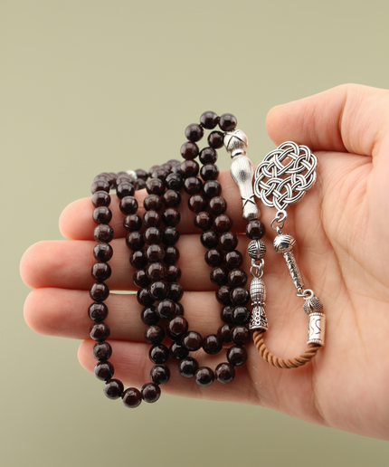 Natural Garnet Tasbih — 99 Beads | 6mm