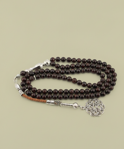 Natural Garnet Tasbih — 99 Beads | 6mm
