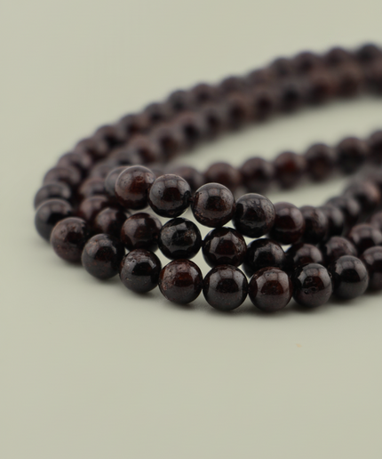 Natural Garnet Tasbih — 99 Beads | 6mm