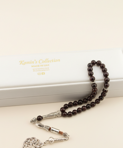 Natural Garnet Tasbih — 33 Beads | 6mm