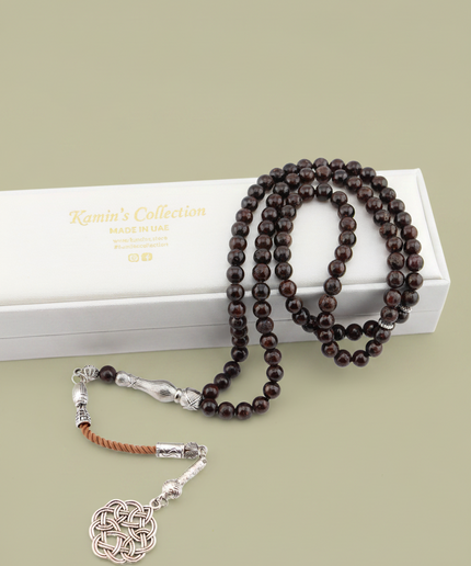 Natural Garnet Tasbih — 99 Beads | 6mm