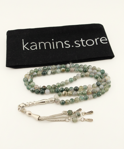 Indian Agate Tasbih – Twin Set | 99/33 Bead Set