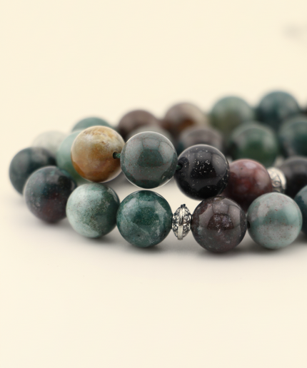 Indian Agate Tasbih – Twin Set | 99/33 Bead Set