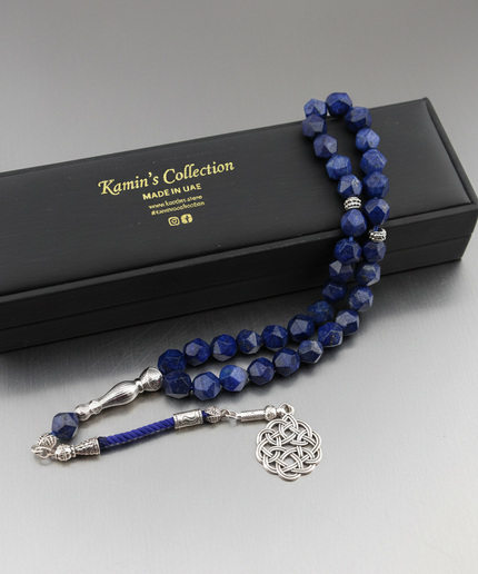 Red Agate Tasbih / Hexagonal Cut