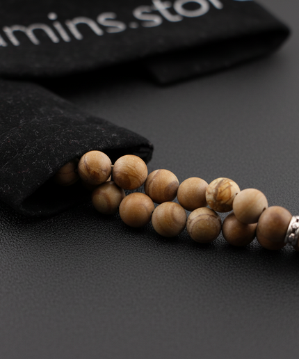 Wood Jasper Collection | Dual Tasbih Set — 99-Bead & 33-Bead